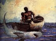 Winslow Homer Shark china oil painting artist